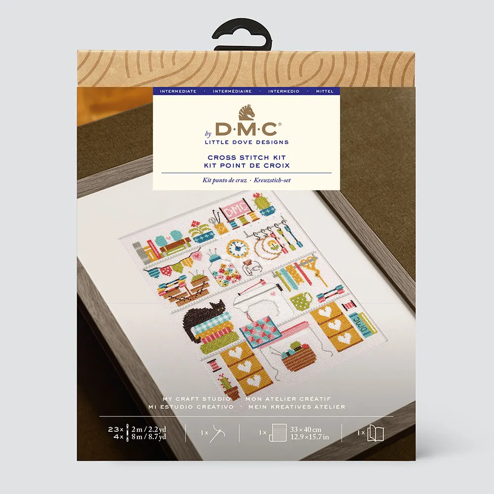 Tavla DMC 21 x 24,6 cm - My Craft Studio - Aida 5,5 - 2