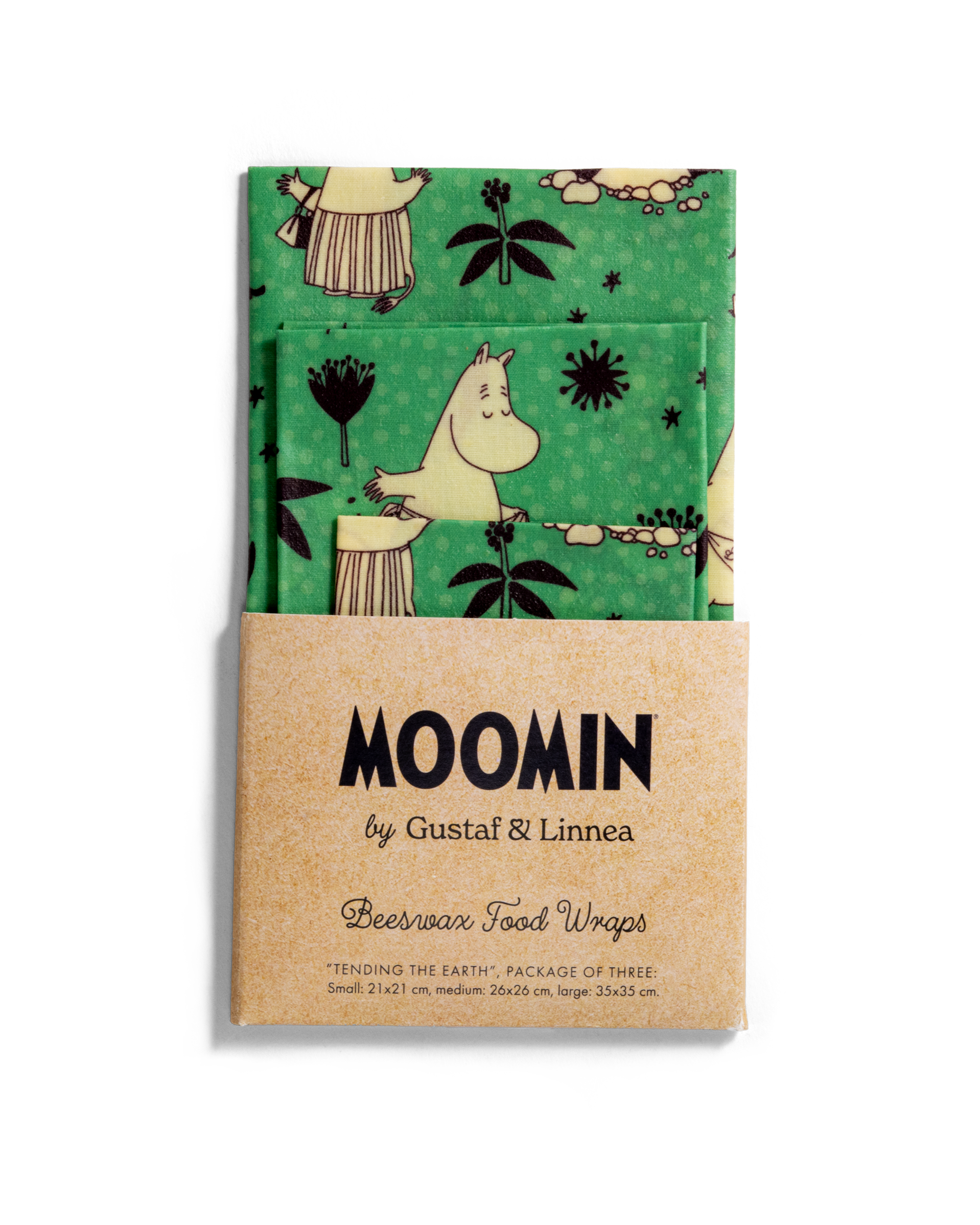 Bivaxduk Moomin  "Tending The Earth" 3-pack 6st/frp
