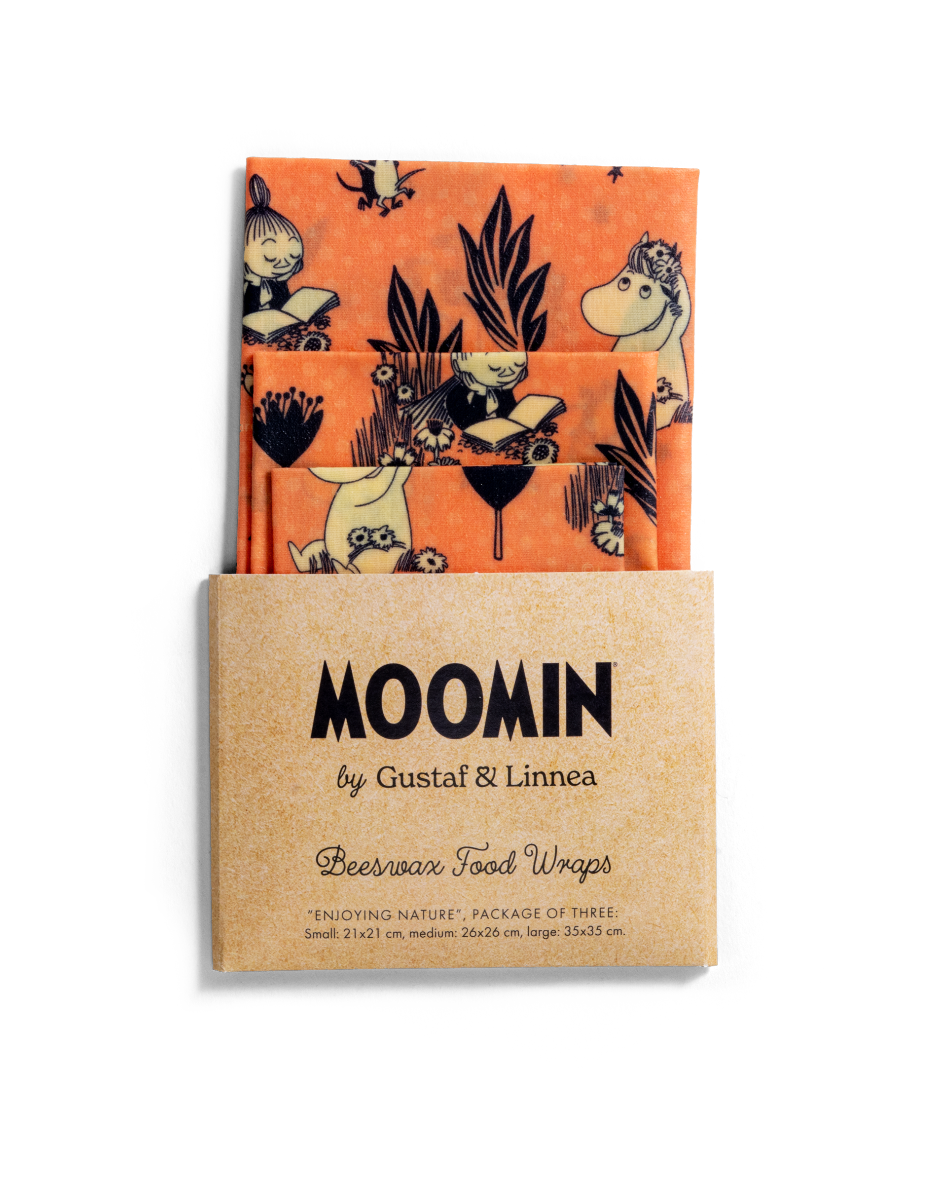 Bivaxduk Moomin  "Enjoying Nature" 3-pack 6st/frp