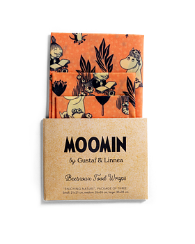 Bivaxduk Moomin  "Enjoying Nature" 3-pack 6st/frp