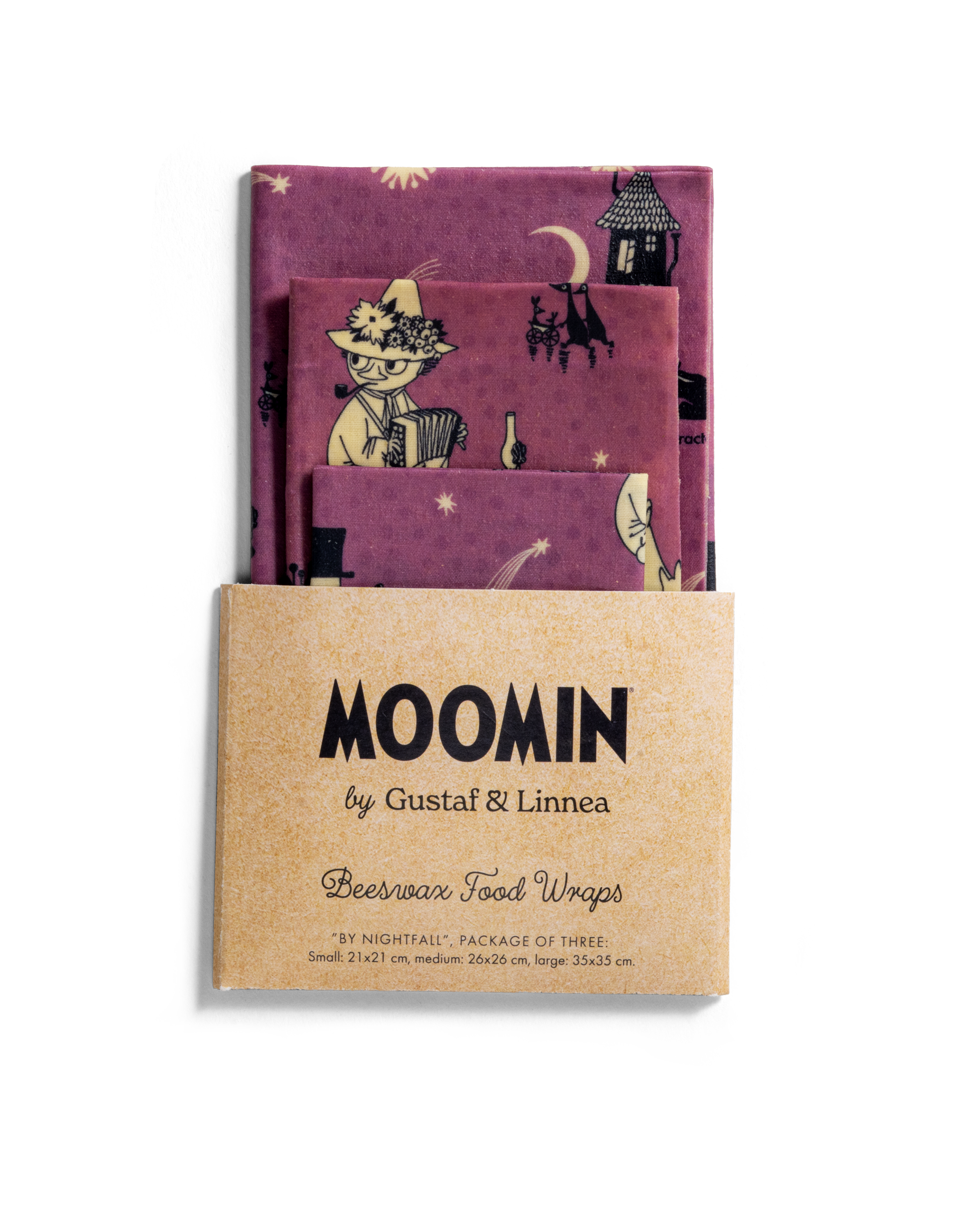 Bivaxduk Moomin  "By Nightfall" 3-pack 6st/frp