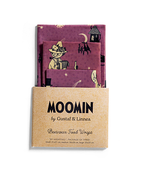 Bivaxduk Moomin  "By Nightfall" 3-pack 6st/frp