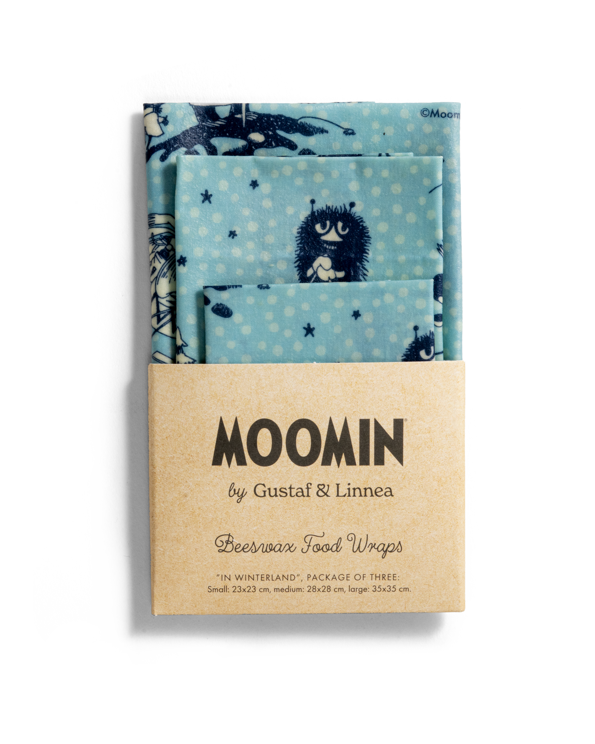 Bivaxduk Moomin  "In Winterland" 3-pack 6st/frp