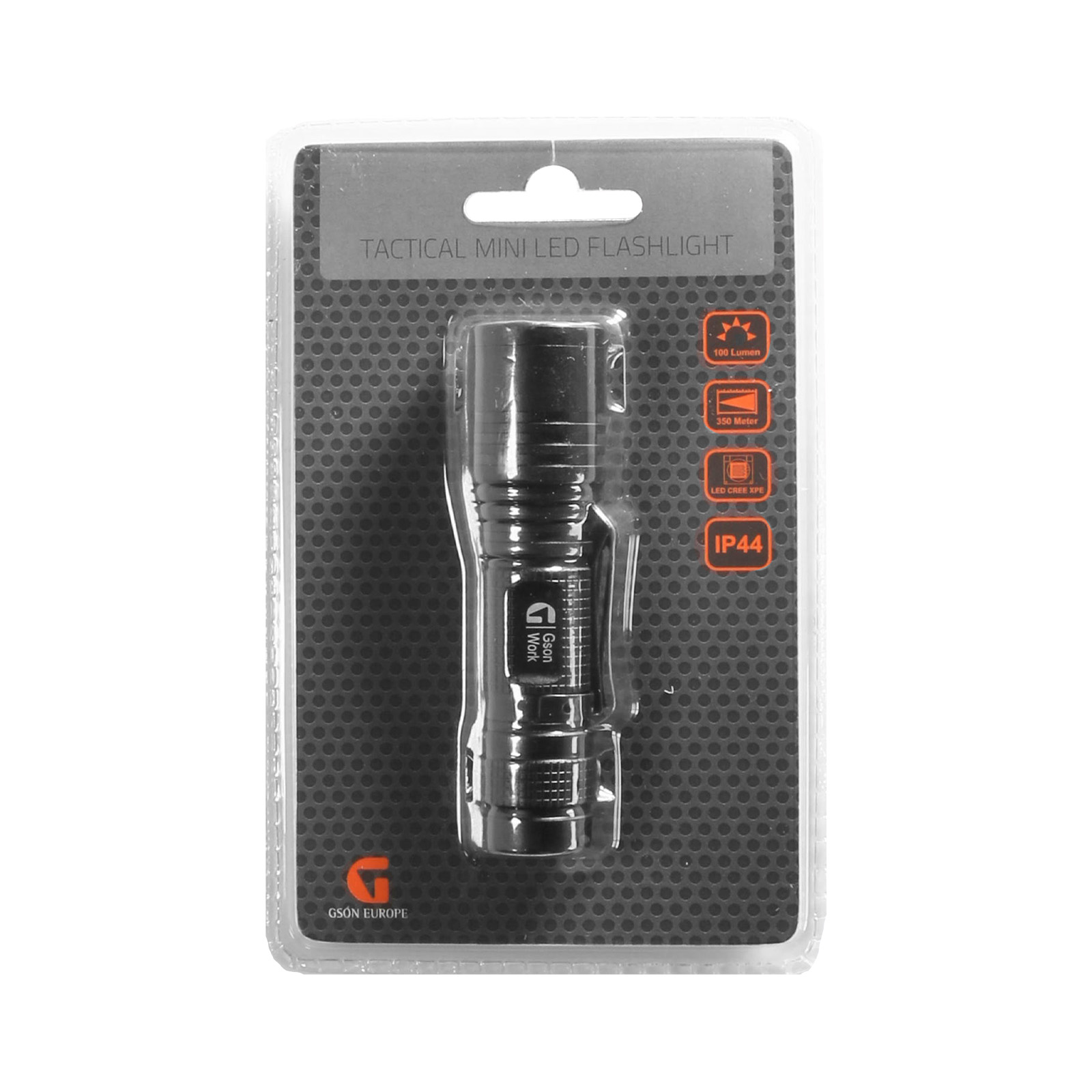 Tactical Mini LED Flashlight ( Zoom ) 100 lumen - 3