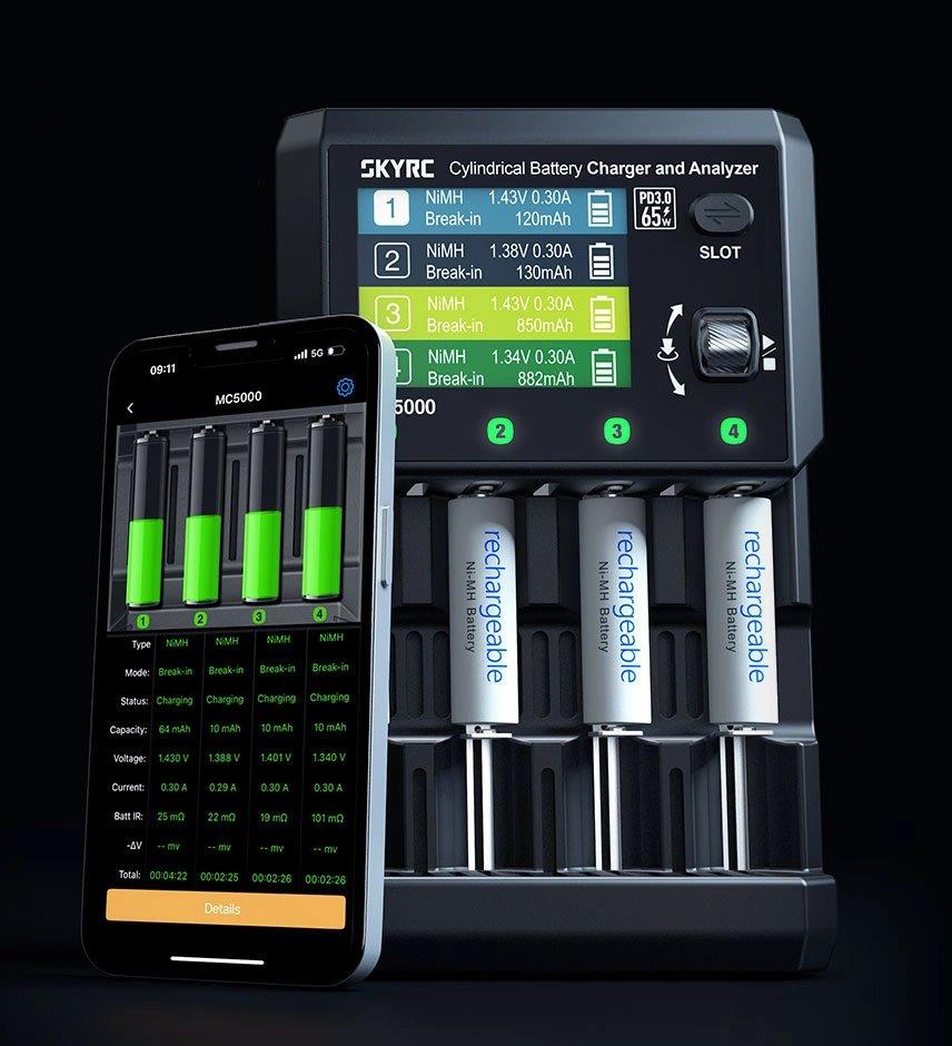 SkyRC MC5000 AA/AAA Laddare NiMH/Li-ion - 4