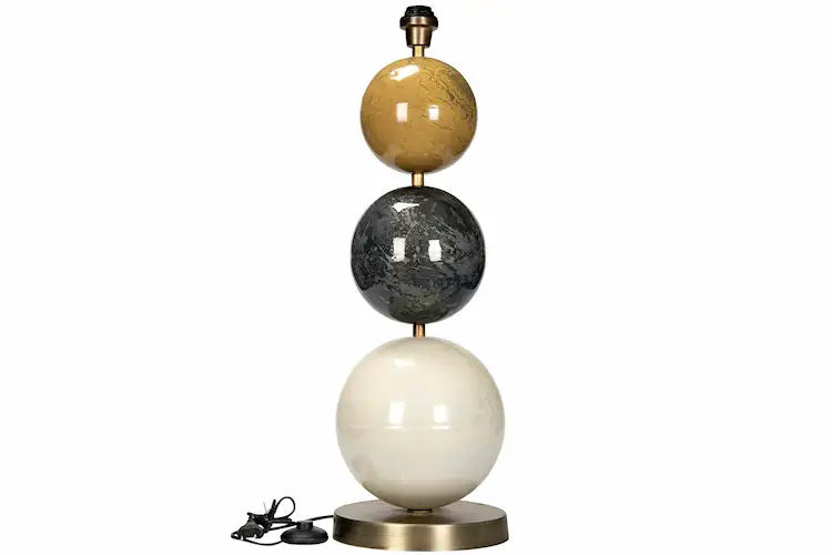 Lamp base Multi Stone Mustard - 78 cm - 2