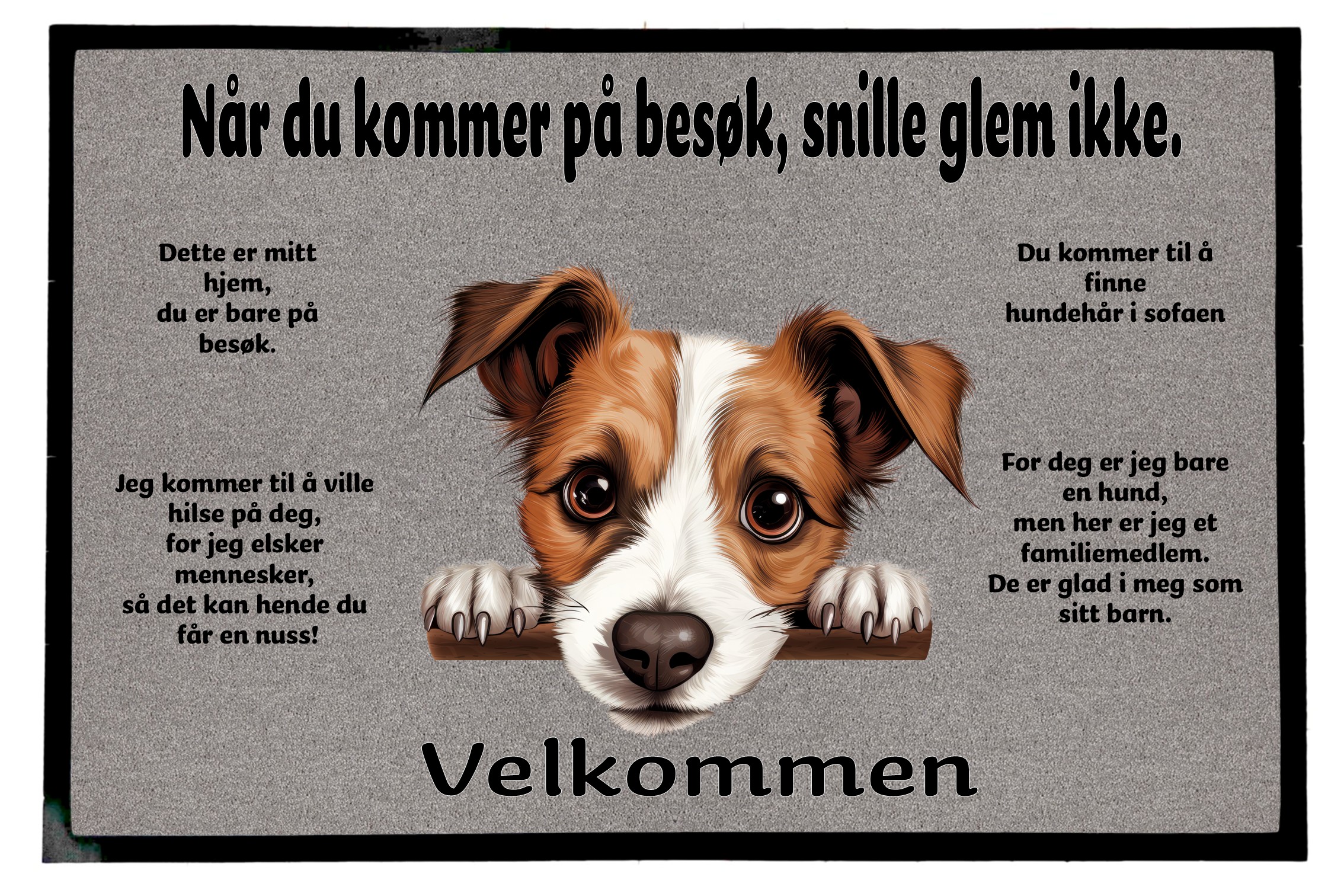 Dørmatte Jack Russell Terrier 3