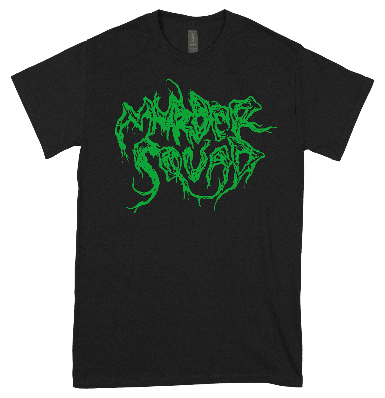 MURDER SQUAD - Green Logo T-shirt