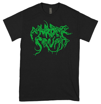 MURDER SQUAD - Green Logo T-shirt