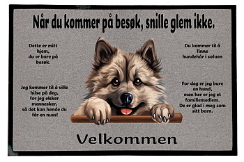 Dørmatte Keeshond 1