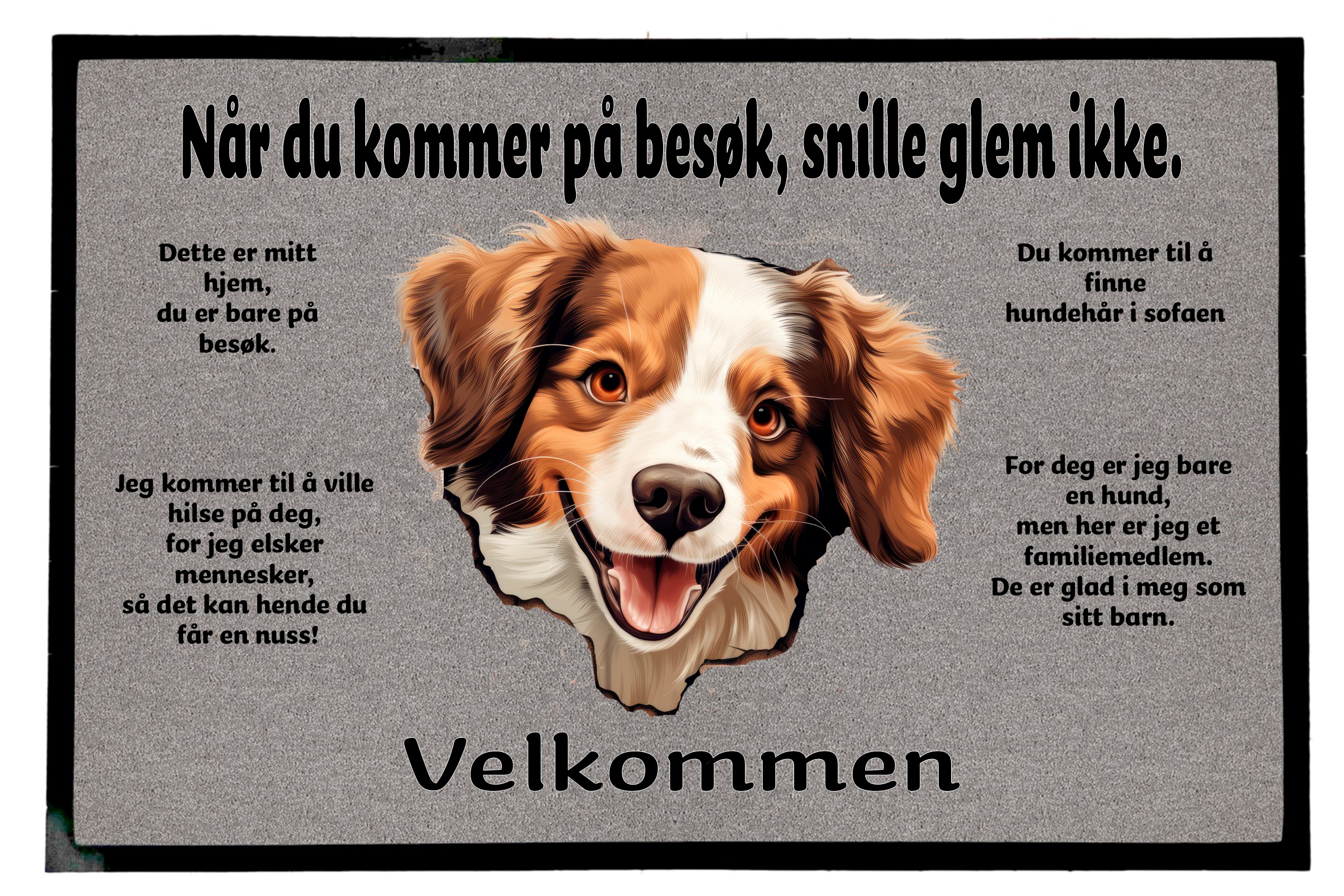 Dørmatte Kooikerhondje 1