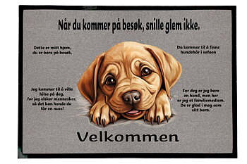 Dørmatte Labrador Bulldog 1