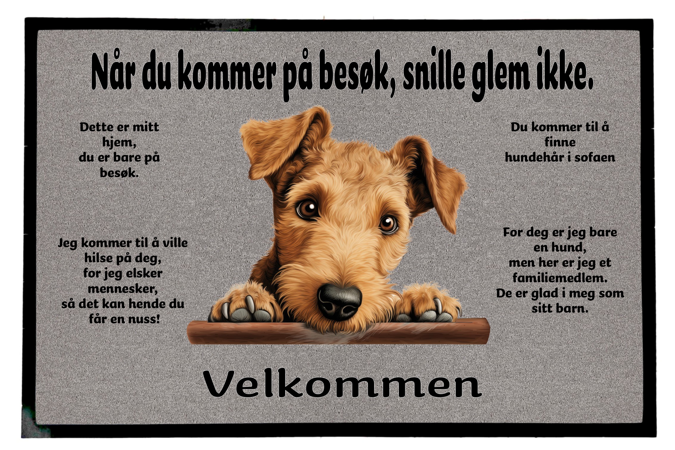 Dørmatte Lakeland Terrier 1