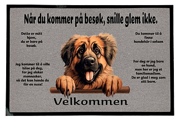 Dørmatte Leonberger 1
