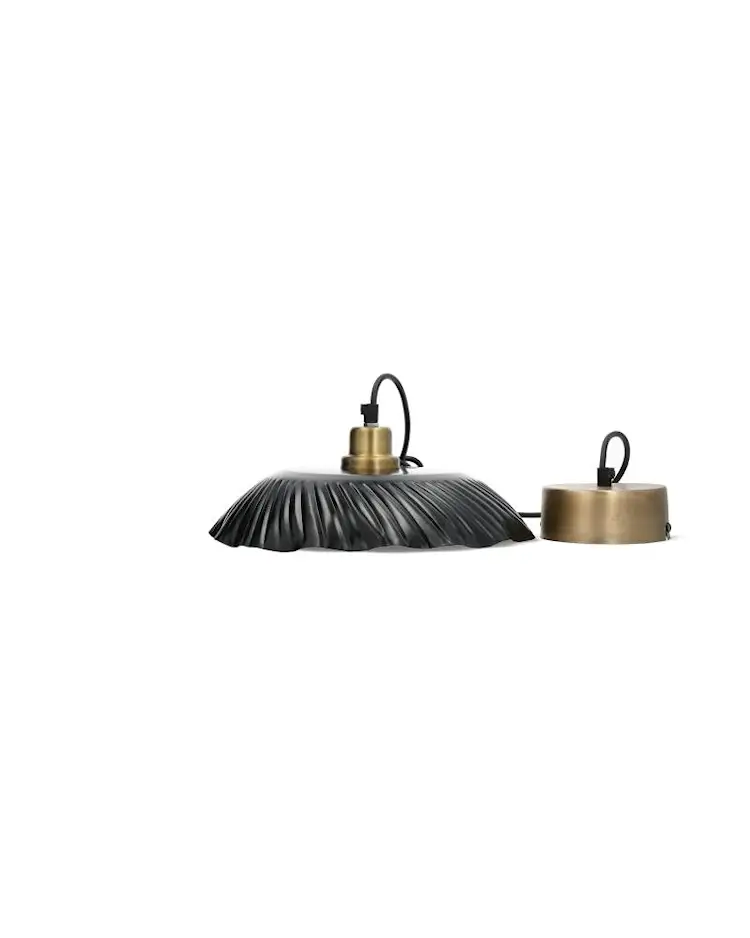 Taklampa Lias Svart - Ø30 cm
