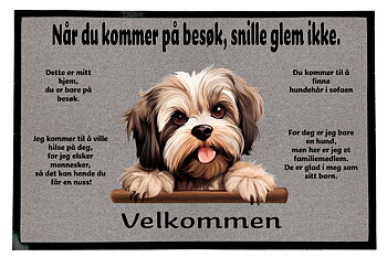 Dørmatte Lhasa Apso 2