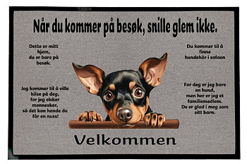 Dørmatte Manchester Terrier 1