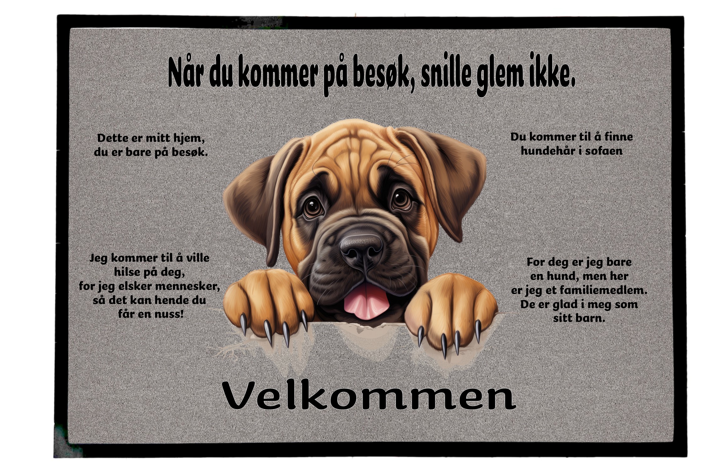 Dørmatte Mastiff 1