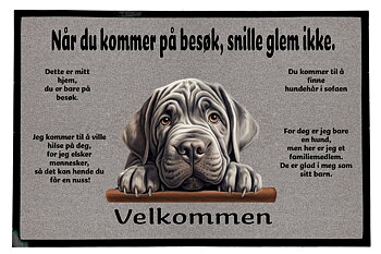 Dørmatte Neapolitan Mastiff 1