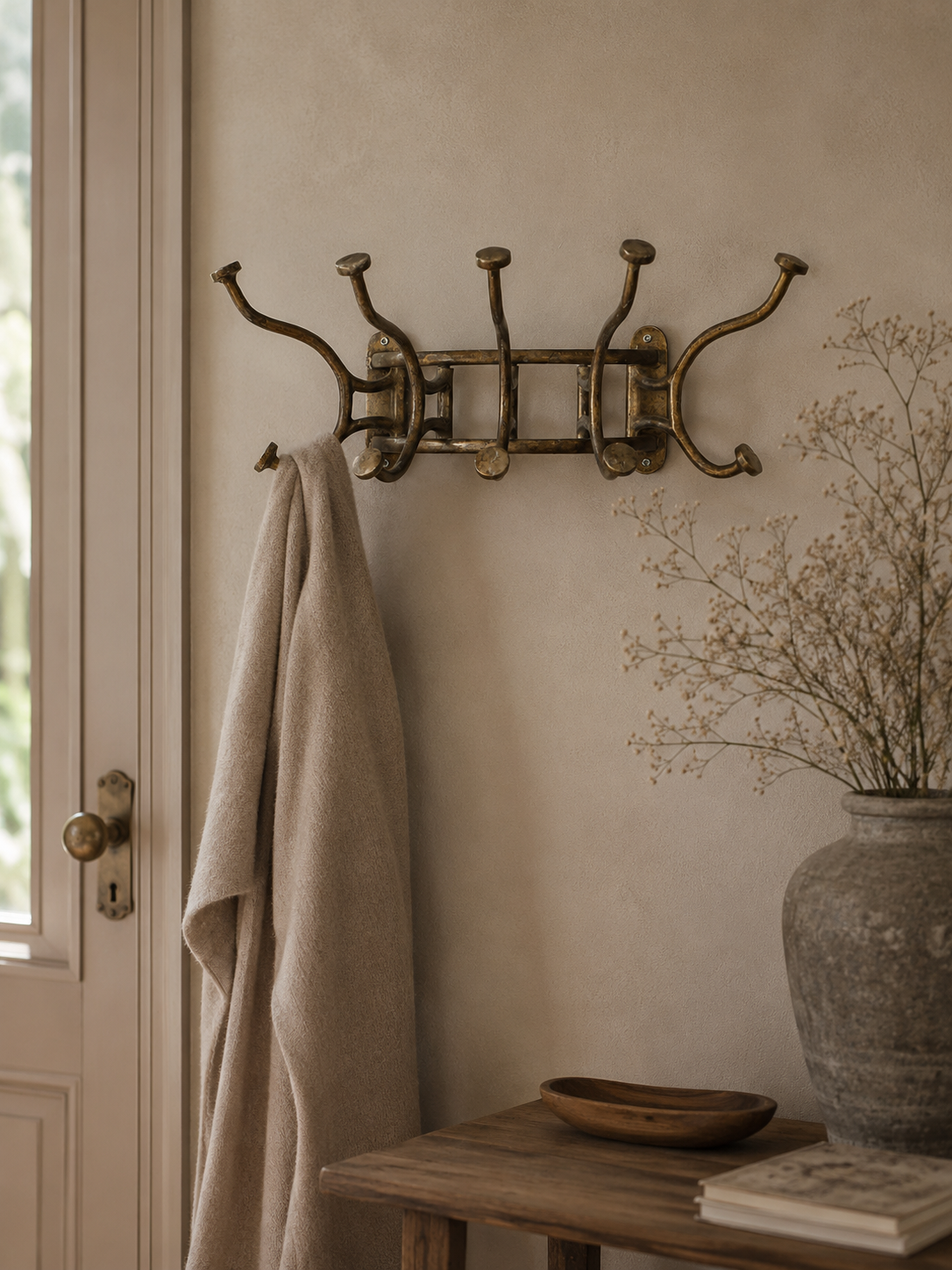 Wall Elis Hanger - Burnished Brass - 35cm