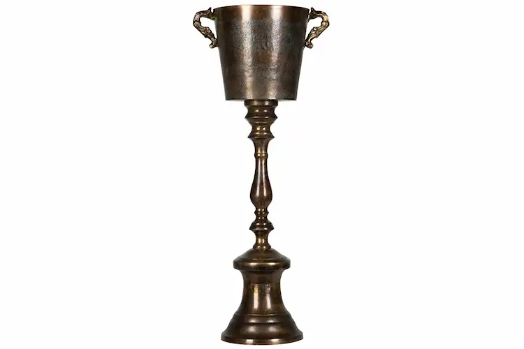 Iskylare På Fot Bränd Mässing - 82 cm - 2