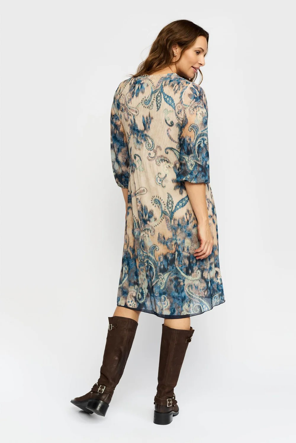 Alina Dress - Blue - 2-Biz - 3