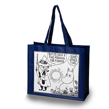 Mumin Shoppingkasse - 41x35 cm - Fiske