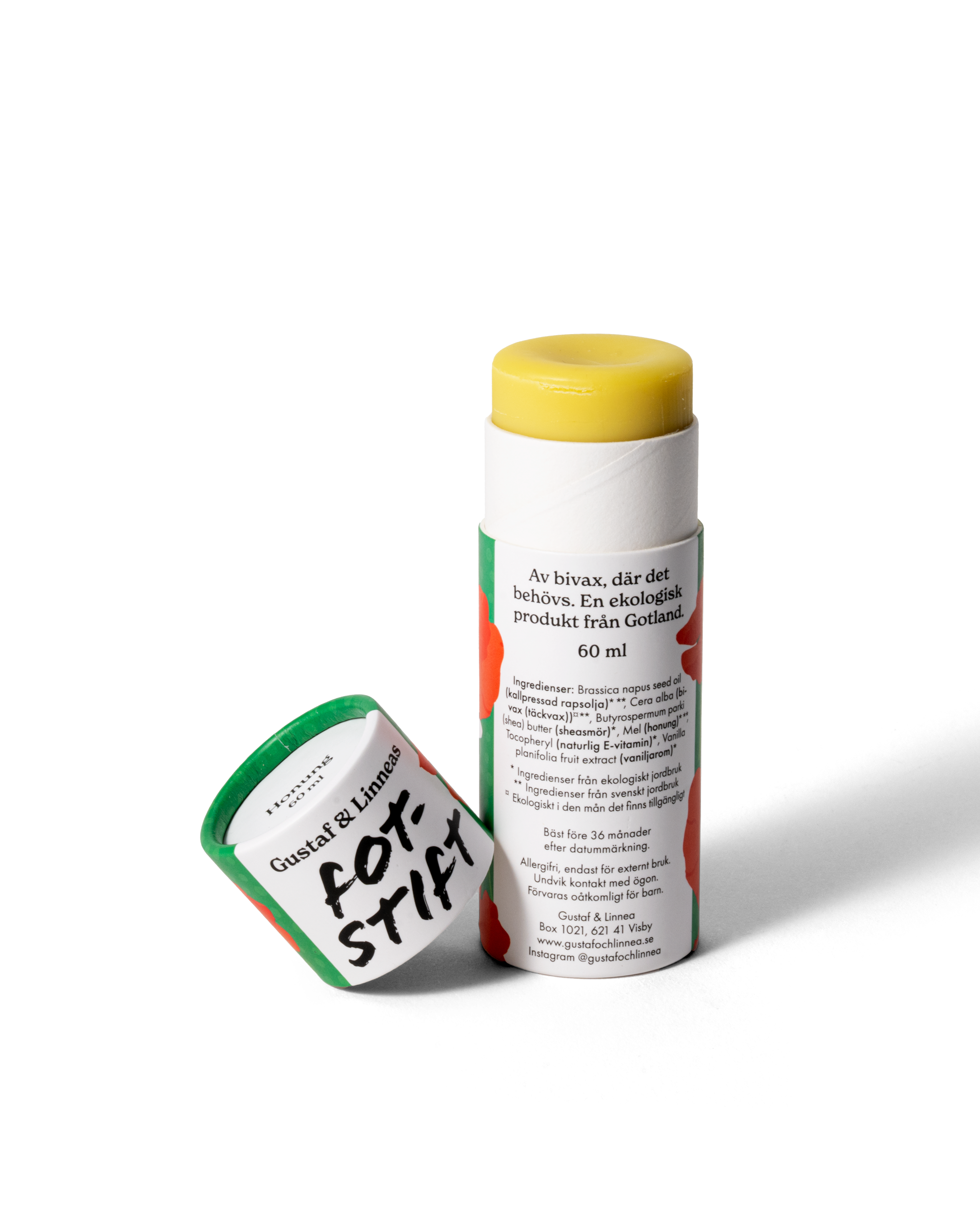 Fotstift Bivax & Honung 60G 6st/frp