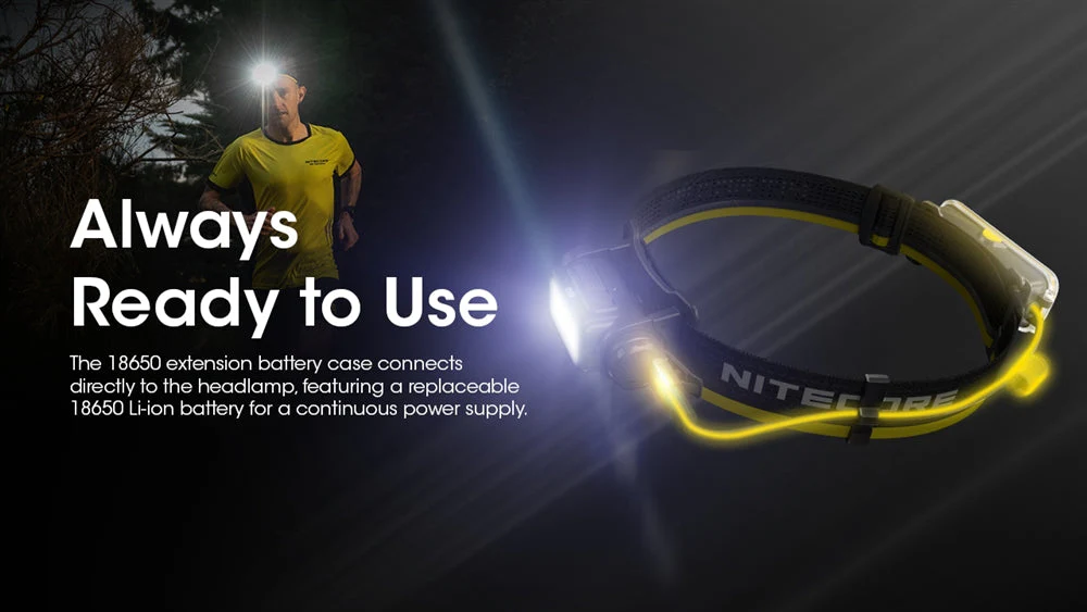 Extra battery pack for Nitecore headlamp - 6