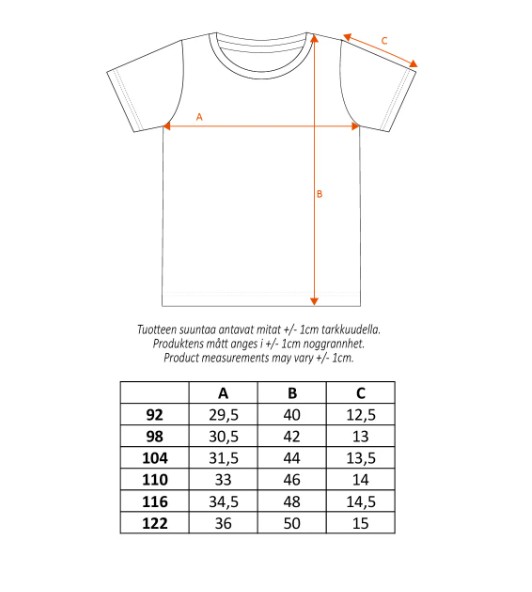 T-shirt Bamse kompisar - Röd - 3