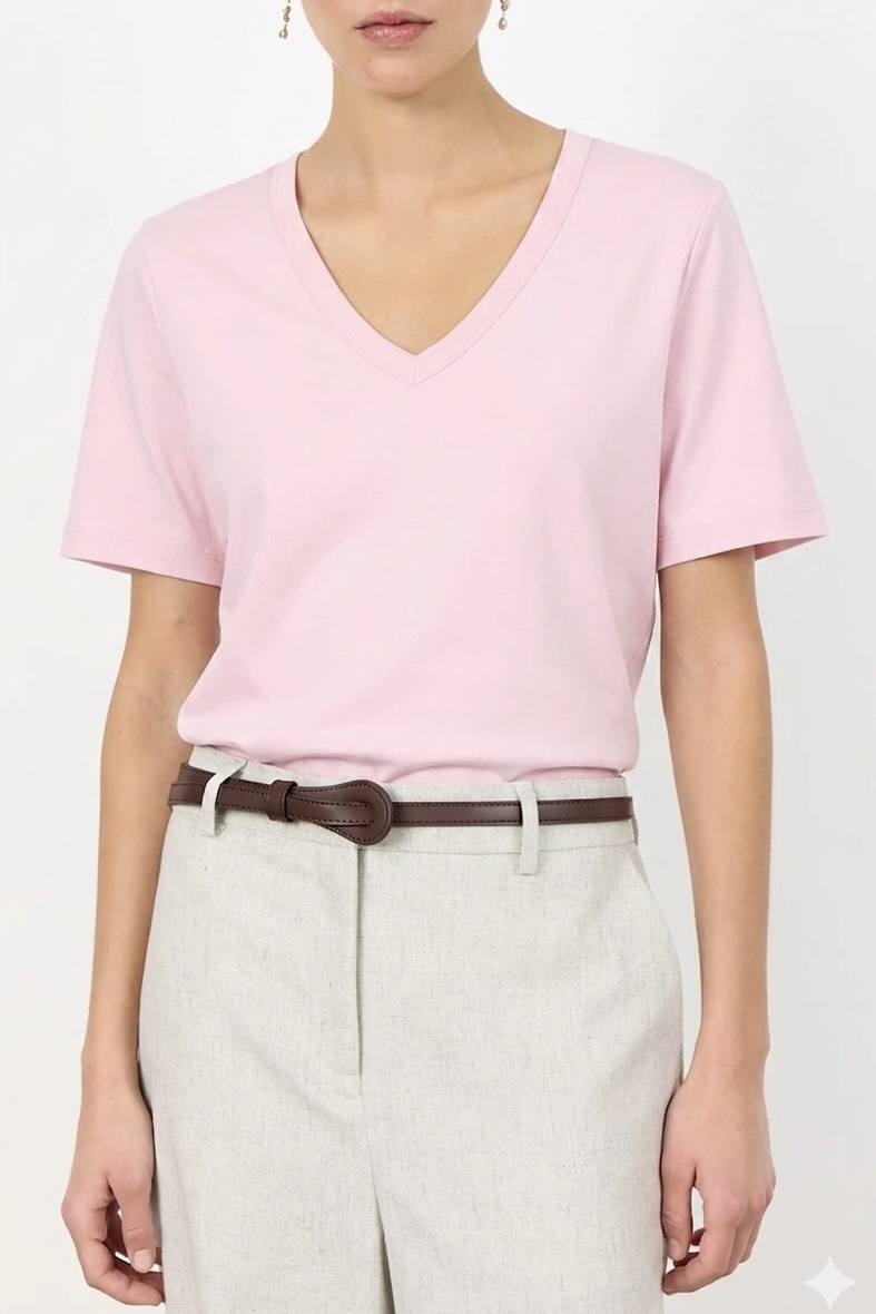Leveté Room - Paloma 2 T-Shirt Rose - 2