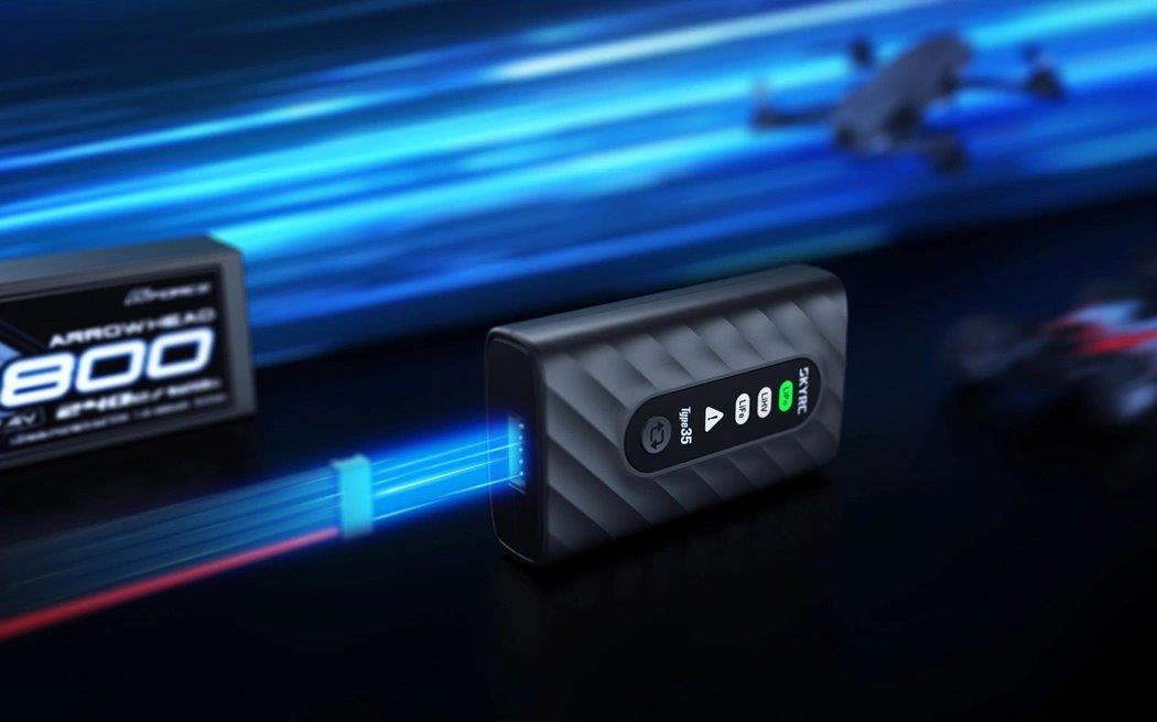 SkyRC Type35 LiPo/LiHV/LiFe 2-4s 35W Laddare USB-C PD - 6