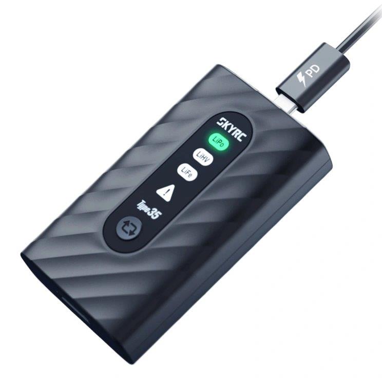 SkyRC Type35 LiPo/LiHV/LiFe 2-4s 35W Laddare USB-C PD - 2