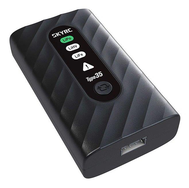 SkyRC Type35 LiPo/LiHV/LiFe 2-4s 35W Laddare USB-C PD