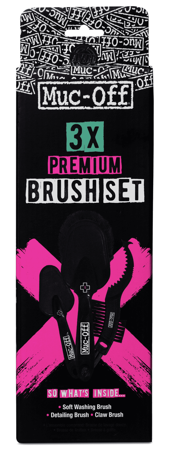 Muc-Off 3x Premium Brushset