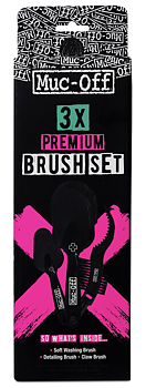 Muc-Off 3x Premium Brushset