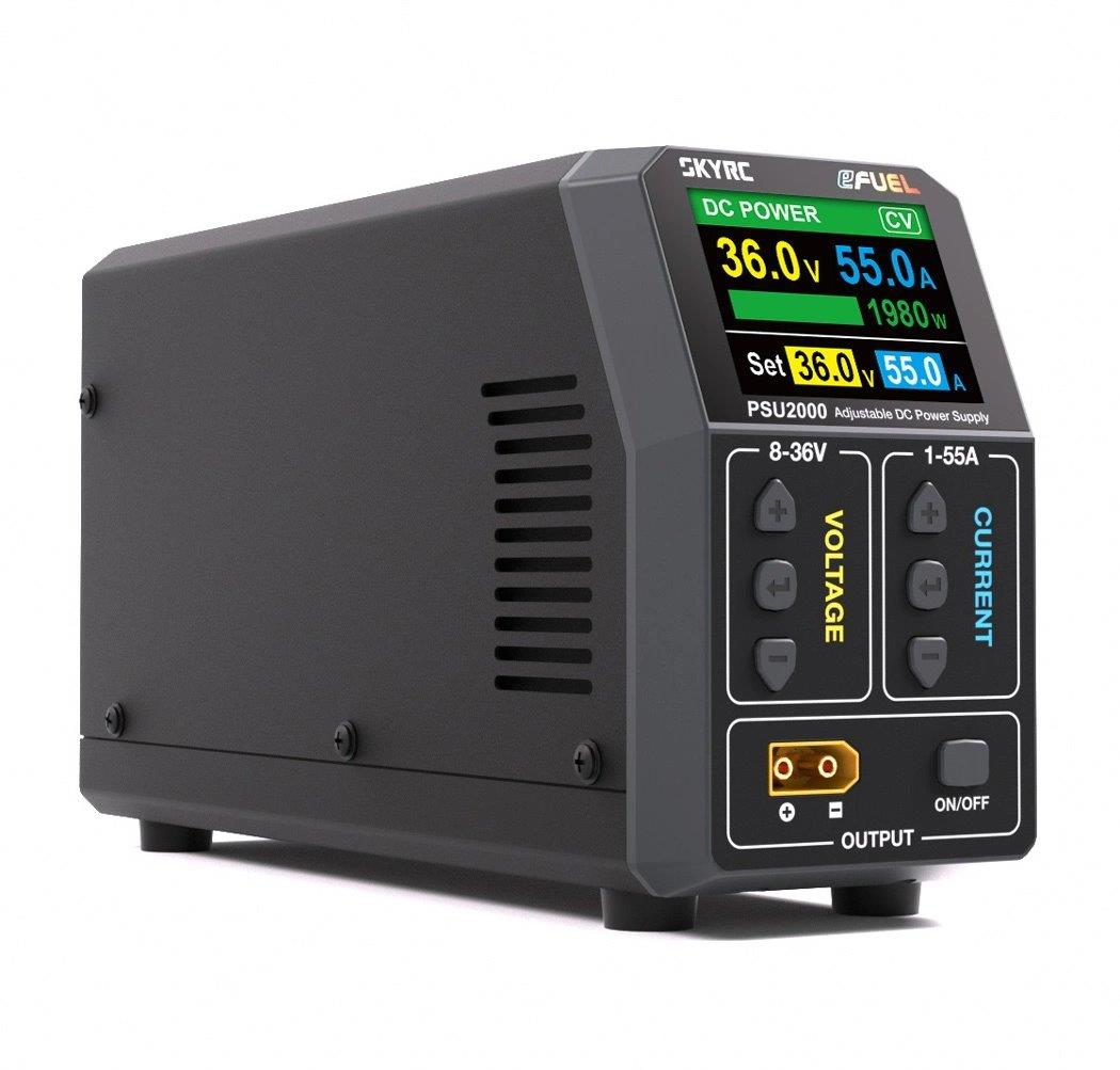 SkyRC eFUEL PSU2000 Nätaggregat 8-36V 1.0-55A - 3