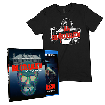 BLÖDAREN - EN ROCK-RYSARE, BLU-RAY (SLIPCOVER) + T-SHIRT BLÖDAREN