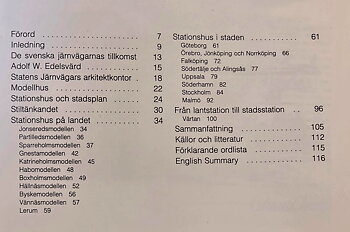 Brukt bok:  Stationshus 1855-1895 (svensk)