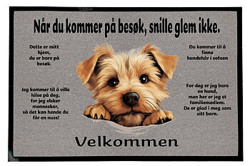 Dørmatte Norfolk Terrier 1