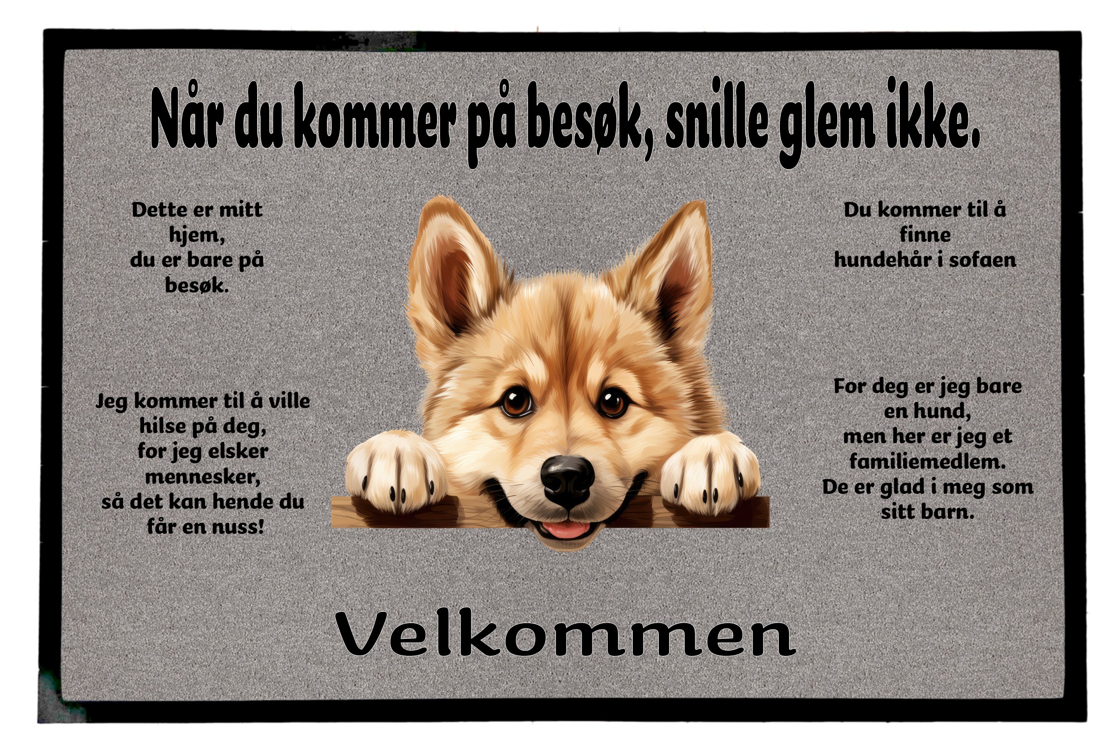 Dørmatte Norks Buehund 2