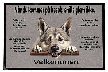 Dørmatte Norsk Elghund 2