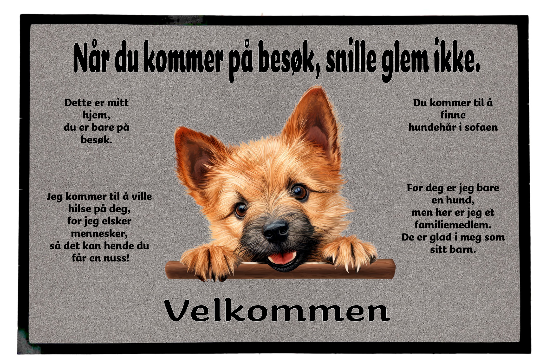 Dørmatte Norsk Terrier 1