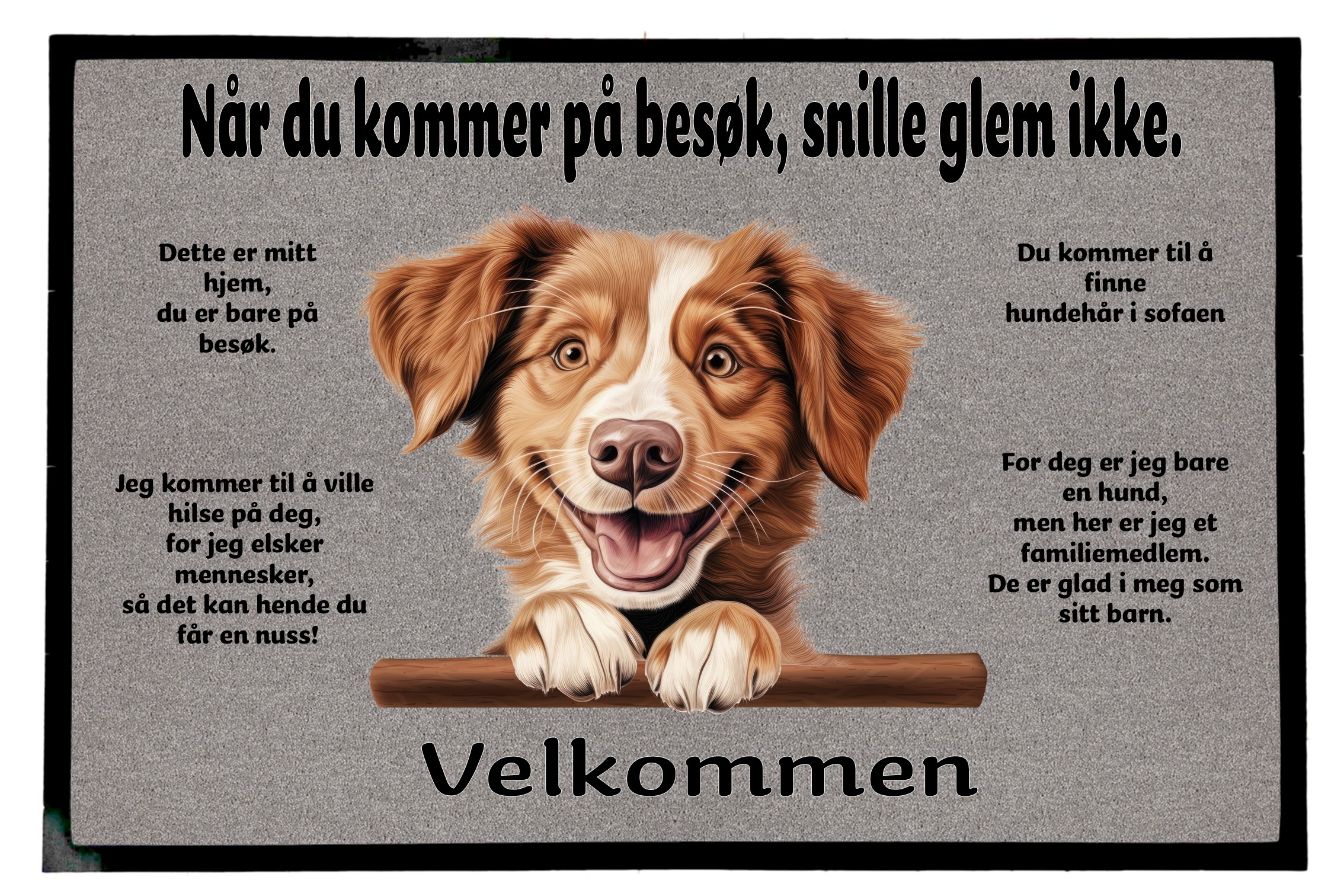Dørmatte Nova Scotia Duck Tolling Retriever 1