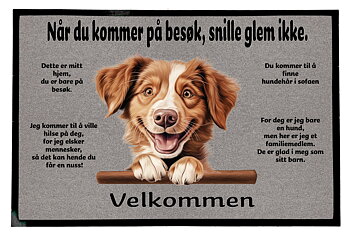 Dørmatte Nova Scotia Duck Tolling Retriever 1