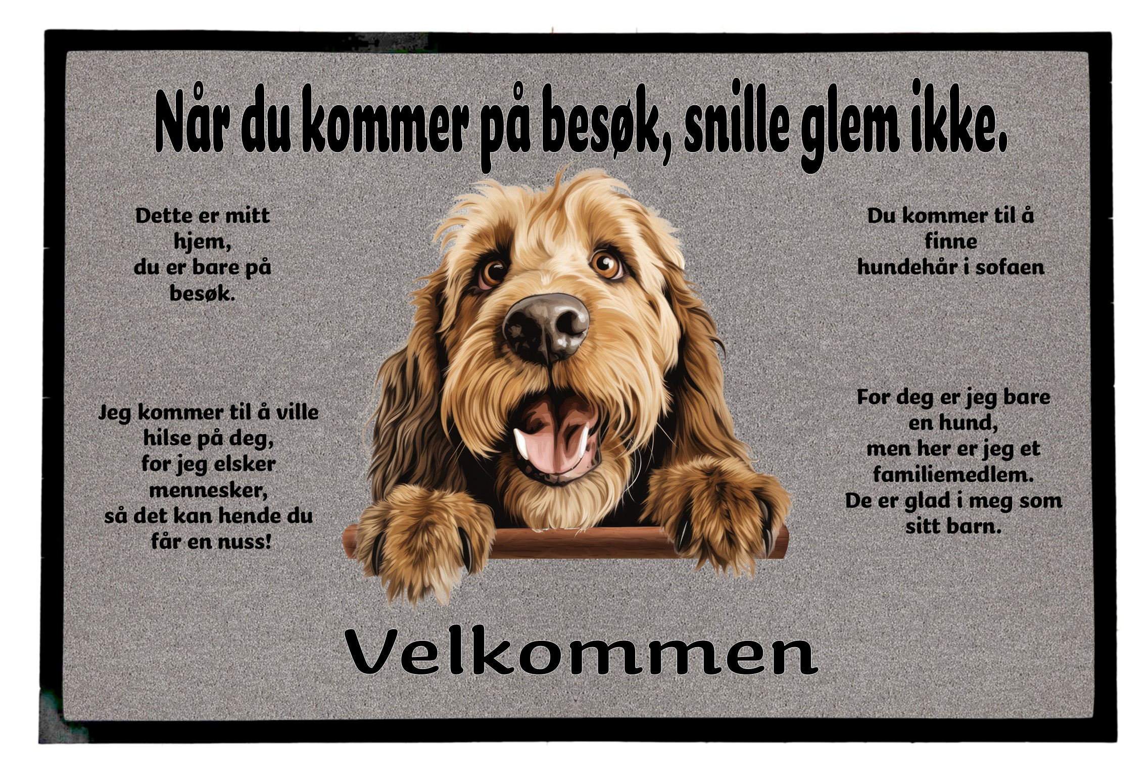 Dørmatte Otterhound 1