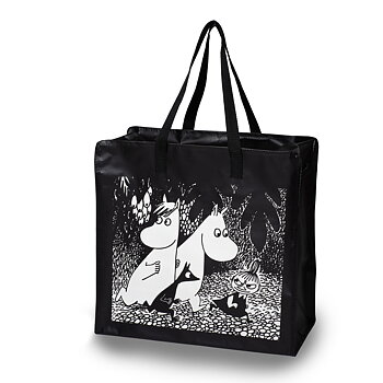 Mumin Shoppingkasse med dragkedja 43x40 cm - Skog