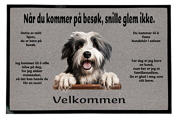 Dørmatte Polish Lowland Sheepdog 1