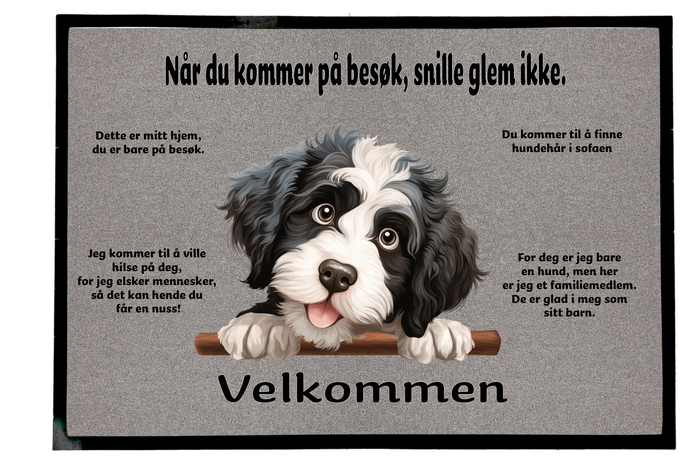 Dørmatte Portugisisk vannhund 2