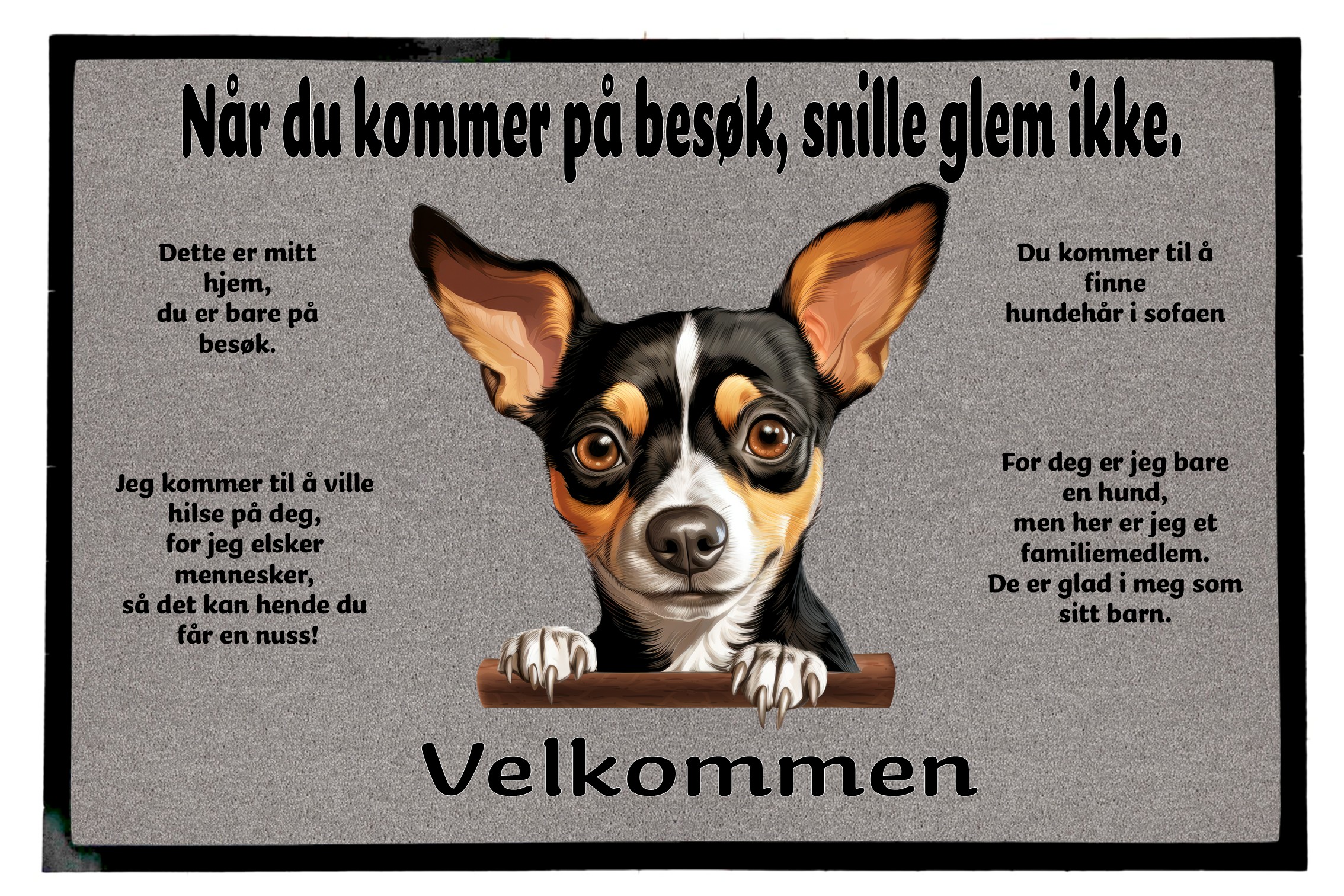 Dørmatte Rotterrier 1